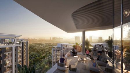 Rooftop view of Elan Presidential Phase 2, highlighting the skyline and amenities enjoyed by residents at the air club.